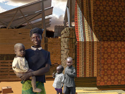 Ouagadougou africa concorso contest nuovo insediamento autocostruzione materiali recupero ambiente