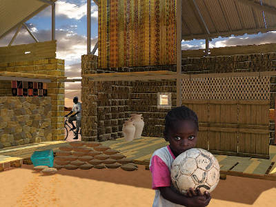 Ouagadougou africa concorso contest nuovo insediamento autocostruzione materiali recupero ambiente