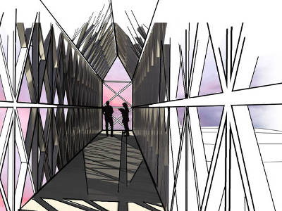 London Shoreditch Competition concorso scuola arte architettura schizzo
