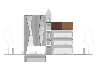London Shoreditch Competition concorso scuola arte architettura sezioni