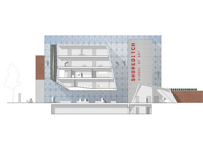 London Shoreditch Competition concorso scuola arte architettura sezioni